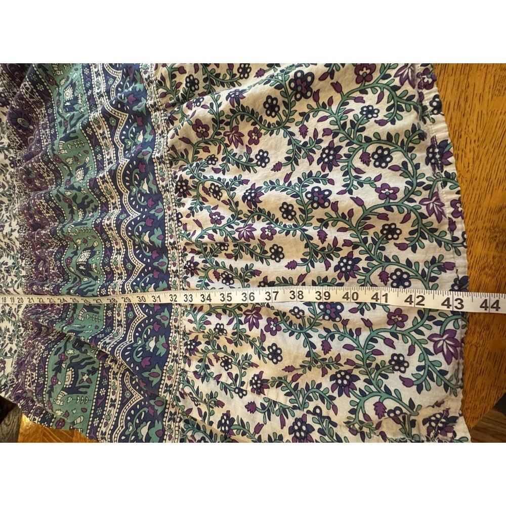 Vintage the vermont country store dress Cotton Muumuu boho prairie ~ Women Sz L - Picture 6 of 10